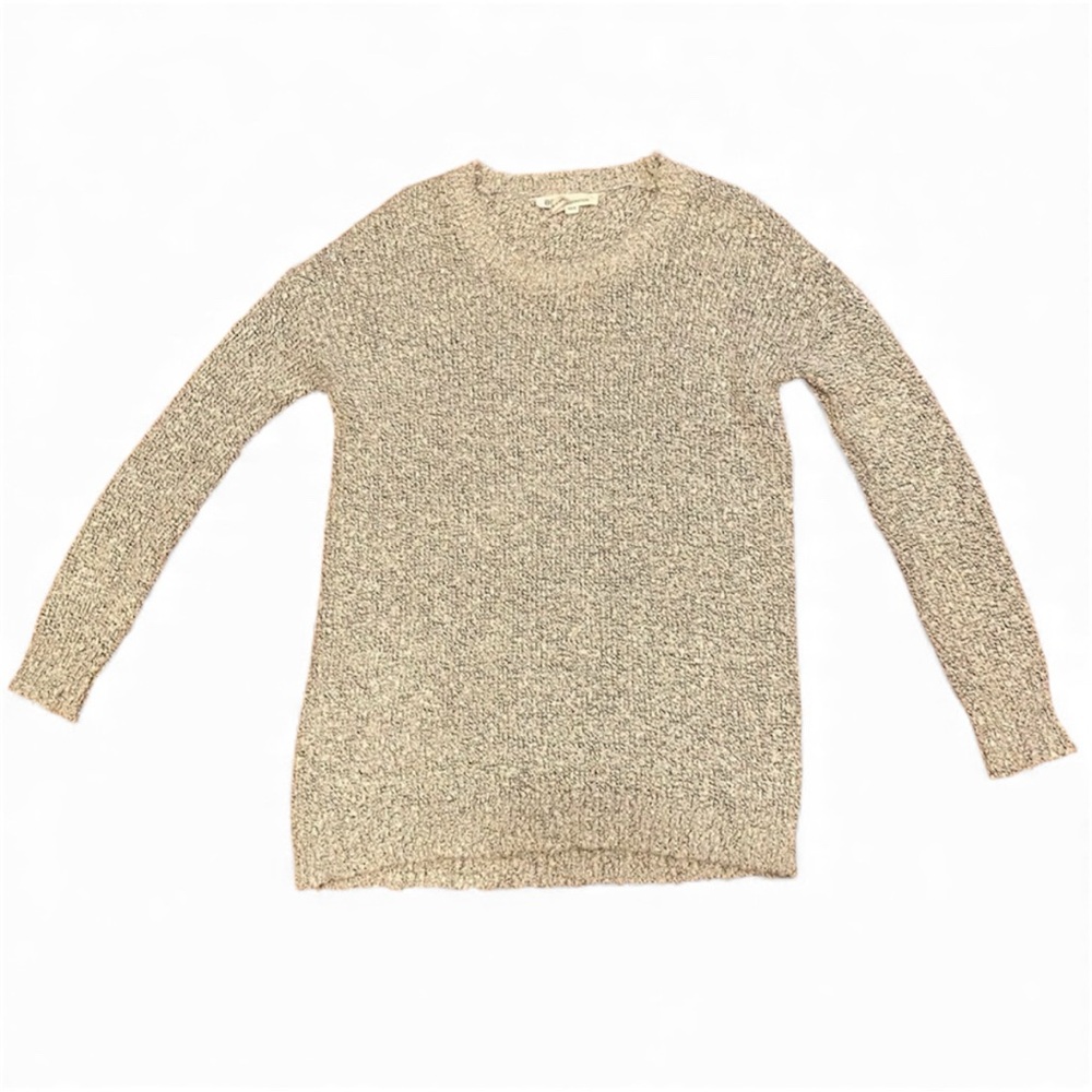 BCBGeneration Black and White Long Sleeve Sweater